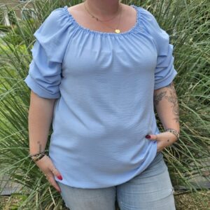 Valerie top Licht Blauw