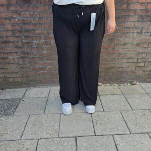 Plisse Broek Zwart